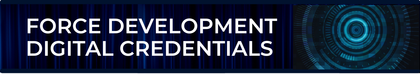 Force Development Digital Credentials Page Banner